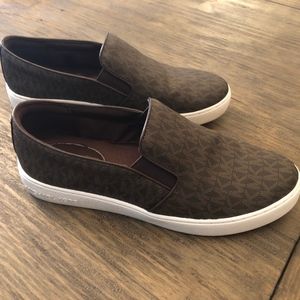 Michael Kors Logo Printed Slip On Keaton Sneaker